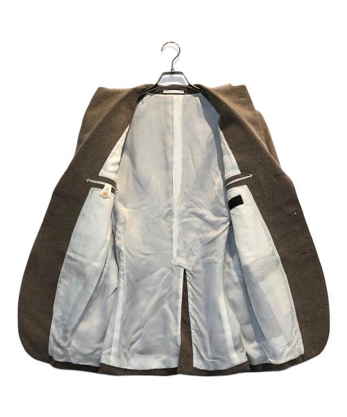 UNIVERSAL LANGUAGE（ユニバーサルランゲージ）UNIVERSAL LANGUAGE (ユニバーサルランゲージ) カシミヤテーラードジャケット ブラウン サイズ:AB6の古着・服飾アイテム