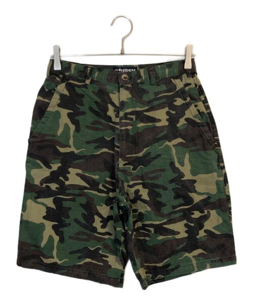 stussy（ステューシー）stussy (ステューシー) 90’sハーフカーゴパンツ グリーン サイズ:30の古着・服飾アイテム