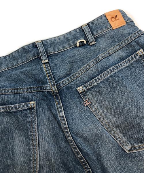 45R（フォーティファイブ・アール）45R (フォーティファイブ・アール) ライ麦デニムのバチ比女（淡）/デニムパンツ インディゴ サイズ:32の古着・服飾アイテム