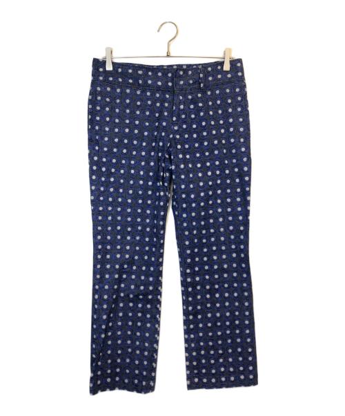 45R（フォーティファイブ・アール）45R (フォーティファイブ・アール) デイジー柄パンツ インディゴ サイズ:3の古着・服飾アイテム