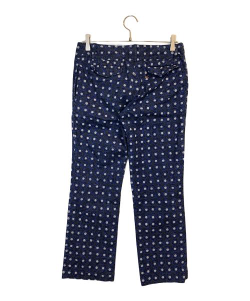 45R（フォーティファイブ・アール）45R (フォーティファイブ・アール) デイジー柄パンツ インディゴ サイズ:3の古着・服飾アイテム