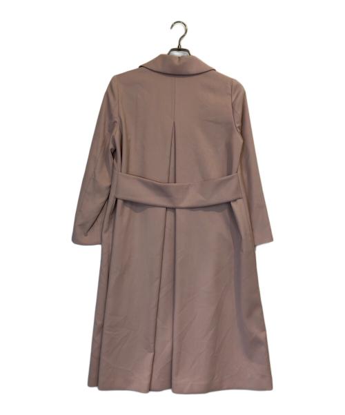 JUSGLITTY（ジャスグリッティー）JUSGLITTY (ジャスグリッティー) ダブルボタンチェスターコート ピンク サイズ:1の古着・服飾アイテム