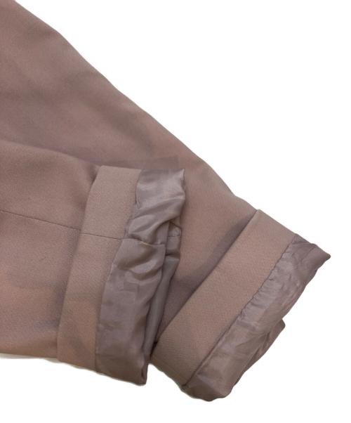 JUSGLITTY（ジャスグリッティー）JUSGLITTY (ジャスグリッティー) ダブルボタンチェスターコート ピンク サイズ:1の古着・服飾アイテム