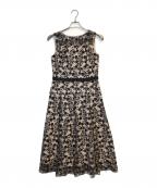 ANAYIアナイ）の古着「リトルフラワーチュール ワンピース ノースリーブ」｜ベージュ