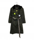 DIESELディーゼル）の古着「トレンチコート」｜ブラック