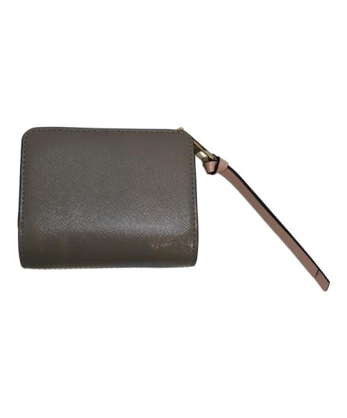 MARC JACOBS（マークジェイコブズ）MARC JACOBS (マーク ジェイコブス) ザ スナップショット ミニ コンパクトウォレット ベージュの古着・服飾アイテム