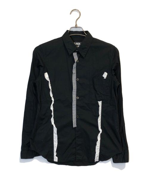 BLACK COMME des GARCONS（ブラックコムデギャルソン）BLACK COMME des GARCONS (ブラック コムデギャルソン) 長袖シャツ ブラック サイズ:Sの古着・服飾アイテム