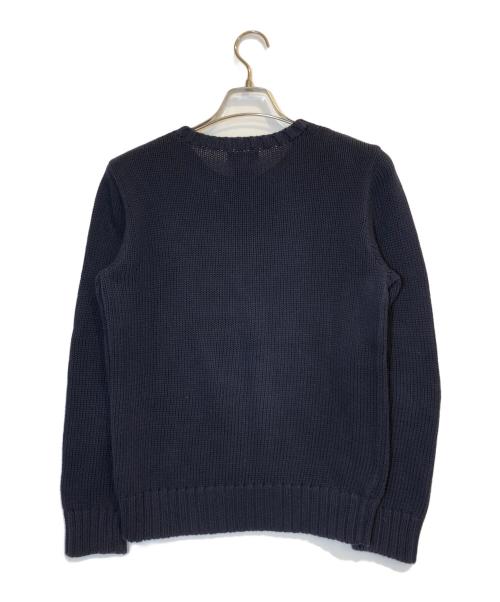 POLO RALPH LAUREN（ポロ・ラルフローレン）POLO RALPH LAUREN (ポロ・ラルフローレン) 星条旗ニット ネイビー サイズ:Lの古着・服飾アイテム