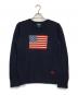 POLO RALPH LAUREN（ポロ・ラルフローレン）の古着「星条旗ニット」｜ネイビー