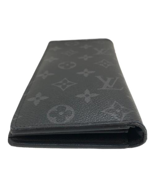 LOUIS VUITTON（ルイ ヴィトン）LOUIS VUITTON (ルイ ヴィトン) ポルトフォイユ ブラザ モノグラム エクリプス ブラック サイズ:表記なしの古着・服飾アイテム