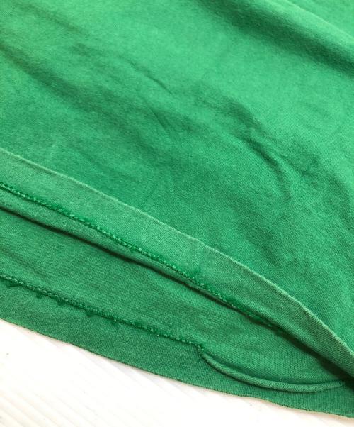 stussy（ステューシー）stussy (ステューシー) プリントTシャツ グリーン サイズ:Lの古着・服飾アイテム