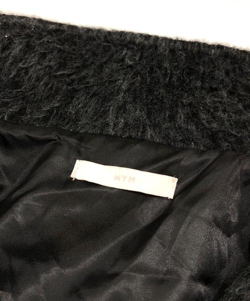 WYM LIDNM（ウィム バイ リドム）WYM LIDNM (ウィム バイ リドム) WOOL BLEND SHAGGY SHORT BLOUSON グレー サイズ:Lの古着・服飾アイテム