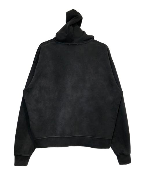 WYM LIDNM（ウィム バイ リドム）WYM LIDNM (ウィム バイ リドム) VINTAGE FADED ZIP PARKA/ヴィンテージフーディッドジップパーカ ブラック サイズ:Lの古着・服飾アイテム