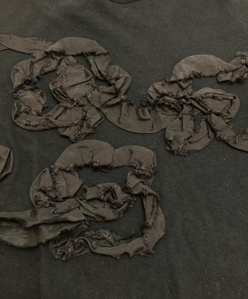 tricot COMME des GARCONS（トリココムデギャルソン）tricot COMME des GARCONS (トリココムデギャルソン) フラワーＴシャツ ブラック サイズ:表記なしの古着・服飾アイテム