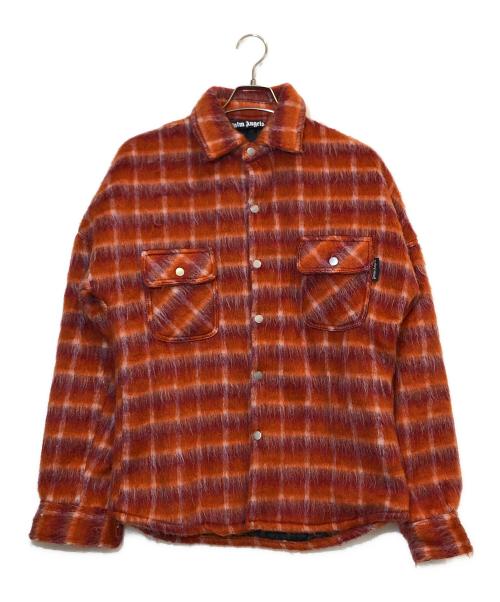 Palm Angels（パーム エンジェルス）Palm Angels (パーム エンジェルス) シャギーシャツジャケット オレンジ サイズ:Sの古着・服飾アイテム