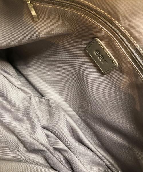 ear PAPILLONNER（イアパピヨネ）ear PAPILLONNER (イアパピヨネ) スワローマチショルダーバッグ ベージュ サイズ:表記なしの古着・服飾アイテム