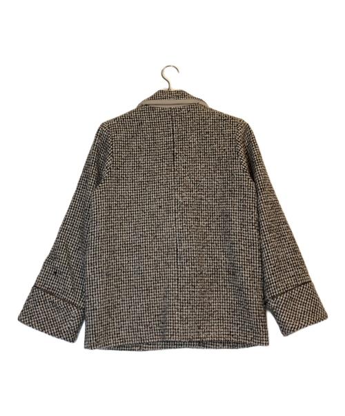 HER LIP TO（ハーリップトゥ）Her lip to (ハーリップトゥ) Hemingway Check Tweed Jacket ベージュ サイズ:Sの古着・服飾アイテム