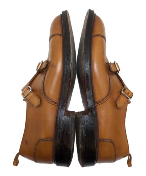 Black Fleece by BROOKS BROTHERS（ブラックフリース バイ ブルックスブラザーズ）Black Fleece by BROOKS BROTHERS (ブラックフリース バイ ブルックスブラザーズ) ダブルモンクシューズ ブラウン サイズ:8の古着・服飾アイテム