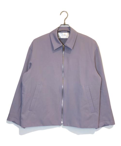 STUDIOUS CITY（ステュディオス シティ）STUDIOUS CITY (ステュディオス シティ) ZIP BLOUSON/ジップブルゾン パープル サイズ:1の古着・服飾アイテム