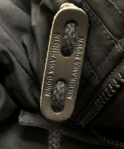 nano・universe（ナノ・ユニバース）nano・universe (ナノ・ユニバース) NISHIKAWA DOWN (ニシカワダウン) ダウンジャケット ブラック サイズ:Mの古着・服飾アイテム