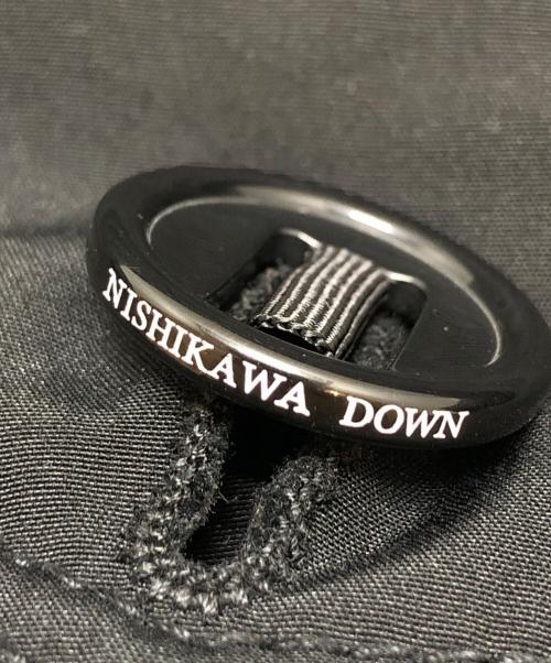 nano・universe（ナノ・ユニバース）nano・universe (ナノ・ユニバース) NISHIKAWA DOWN (ニシカワダウン) ダウンジャケット ブラック サイズ:Mの古着・服飾アイテム