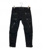 RALPH LAUREN BlackLabelラルフローレンブラックレーベル）の古着「コーティングカーゴパンツ」｜ブラック