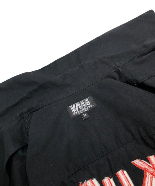 USED（ユーズド）USED (ユーズド) 刺繍シャツ ブラック サイズ:Mの古着・服飾アイテム