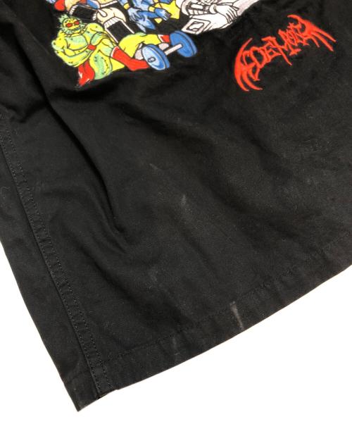 USED（ユーズド）USED (ユーズド) 刺繍シャツ ブラック サイズ:Mの古着・服飾アイテム