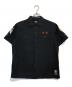 USED（ユーズド）の古着「刺繍シャツ」｜ブラック