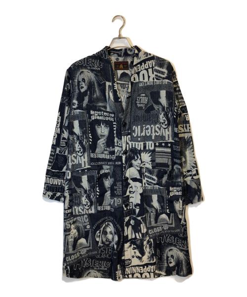 Hysteric Glamour（ヒステリックグラマー）Hysteric Glamour (ヒステリックグラマー) 総柄コート インディゴ サイズ:表記なしの古着・服飾アイテム