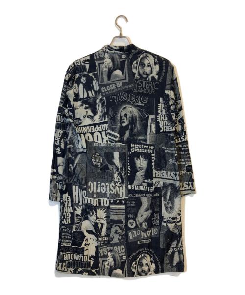 Hysteric Glamour（ヒステリックグラマー）Hysteric Glamour (ヒステリックグラマー) 総柄コート インディゴ サイズ:表記なしの古着・服飾アイテム