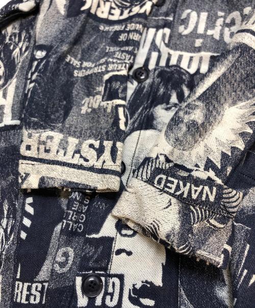 Hysteric Glamour（ヒステリックグラマー）Hysteric Glamour (ヒステリックグラマー) 総柄コート インディゴ サイズ:表記なしの古着・服飾アイテム