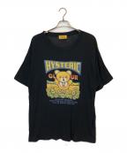 Hysteric Glamourヒステリックグラマー）の古着「DAISY BEAR オーバーサイズTシャツ」｜ブラック