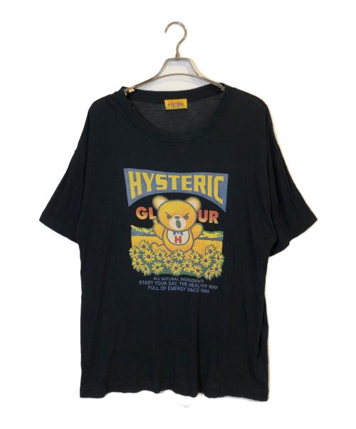 Hysteric Glamour（ヒステリックグラマー）Hysteric Glamour (ヒステリックグラマー) DAISY BEAR オーバーサイズTシャツ ブラック サイズ:Freeの古着・服飾アイテム
