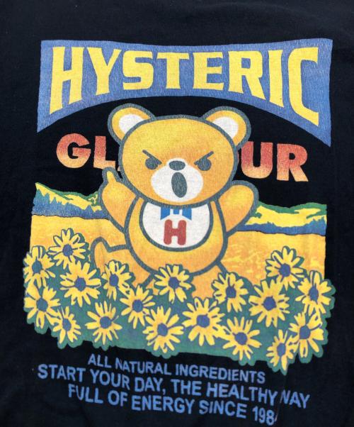 Hysteric Glamour（ヒステリックグラマー）Hysteric Glamour (ヒステリックグラマー) DAISY BEAR オーバーサイズTシャツ ブラック サイズ:Freeの古着・服飾アイテム