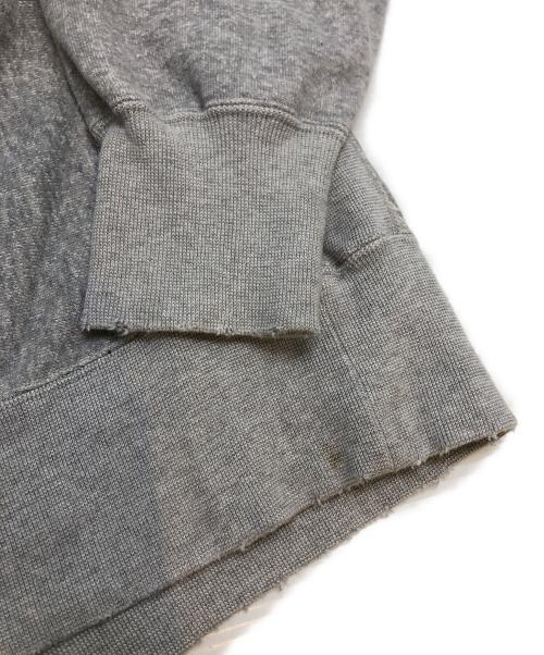 NEXUSVII（ネクサスセブン）NEXUSVII (ネクサスセブン) DAMAGED CREW SWEAT/ダメージ加工スウェット グレー サイズ:48の古着・服飾アイテム