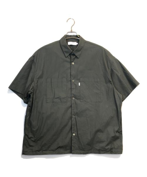 Graphpaper（グラフペーパー）Graphpaper (グラフペーパー) ストレッチオーバーサイズシャツ パープル サイズ:FREEの古着・服飾アイテム