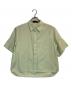 CABAN（キャバン）の古着「コットンブロード ハーフスリーブシャツ」｜黄緑