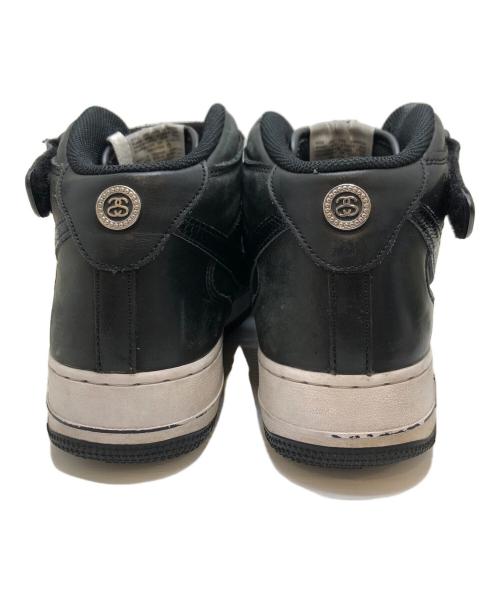 NIKE（ナイキ）NIKE (ナイキ) stussy (ステューシー) スニーカー ブラック サイズ:UK9/EUR44/BR42/CN280(2.5)の古着・服飾アイテム