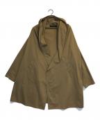 mizuiro-indミズイロインド）の古着「フーデッドコート」｜ベージュ