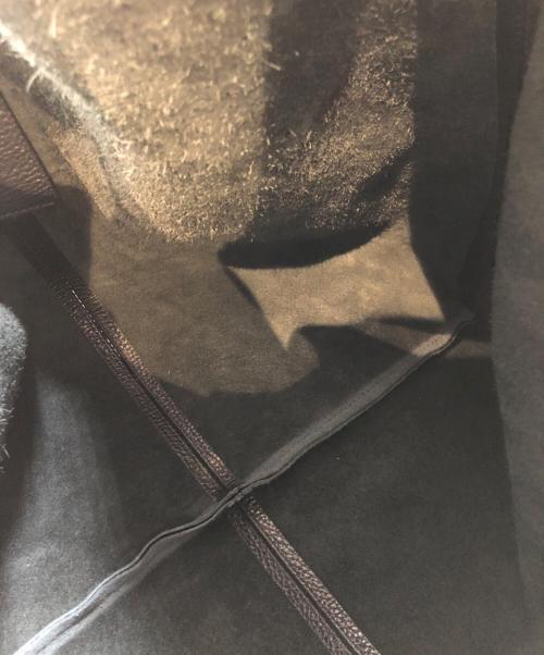 AULENTTI（オウレンティ）AULENTTI (オウレンティ) レザーショルダーバッグ ブラック サイズ:表記なしの古着・服飾アイテム