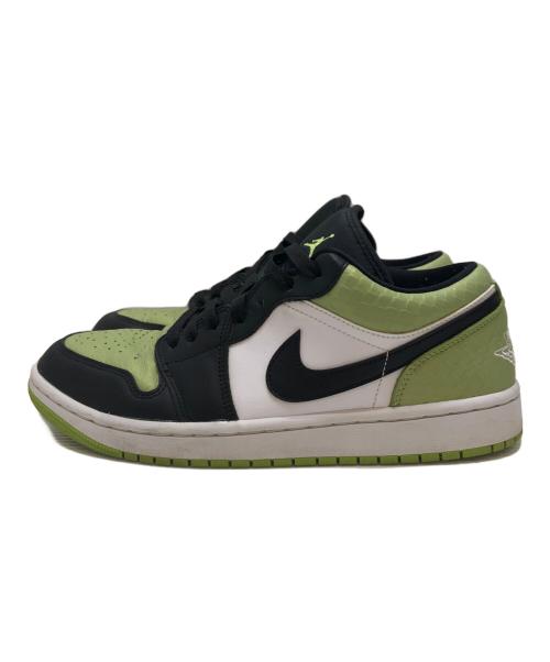 NIKE（ナイキ）NIKE (ナイキ) AIR JORDAN 1 LOW VIVID GREEN SNAKESKIN/エアジョーダン1 グリーン サイズ:US10.5/UK8/EUR42.5/27.5CMの古着・服飾アイテム