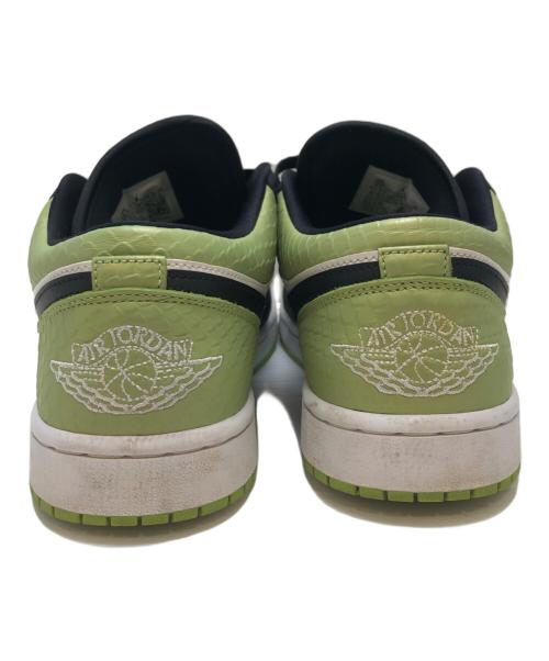 NIKE（ナイキ）NIKE (ナイキ) AIR JORDAN 1 LOW VIVID GREEN SNAKESKIN/エアジョーダン1 グリーン サイズ:US10.5/UK8/EUR42.5/27.5CMの古着・服飾アイテム