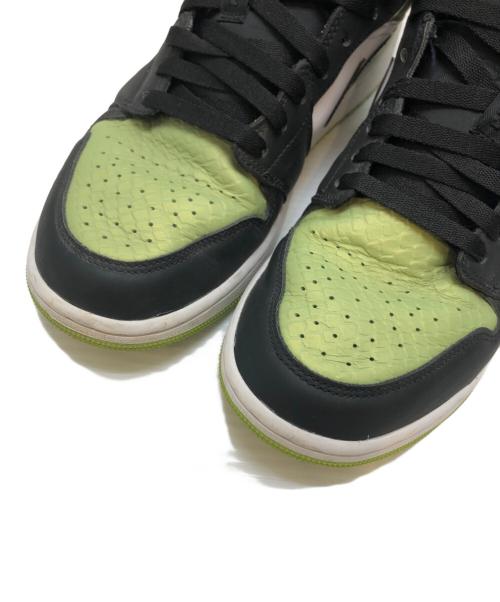 NIKE（ナイキ）NIKE (ナイキ) AIR JORDAN 1 LOW VIVID GREEN SNAKESKIN/エアジョーダン1 グリーン サイズ:US10.5/UK8/EUR42.5/27.5CMの古着・服飾アイテム