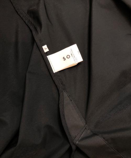 SOEJU（ソージュ）SOEJU (ソージュ) リモンタケープコート/ポンチョ ブラック サイズ:Fの古着・服飾アイテム