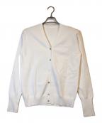 SOEJUソージュ）の古着「Vネックニットカーディガン」｜ホワイト