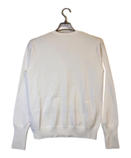 SOEJU（ソージュ）SOEJU (ソージュ) Vネックニットカーディガン ホワイト サイズ:Mの古着・服飾アイテム