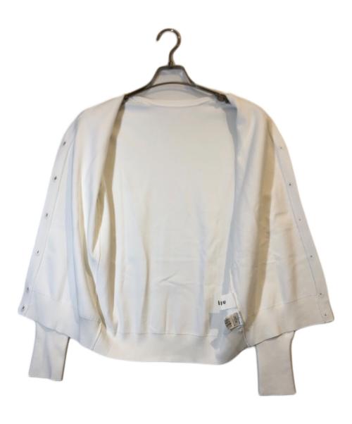 SOEJU（ソージュ）SOEJU (ソージュ) Vネックニットカーディガン ホワイト サイズ:Mの古着・服飾アイテム