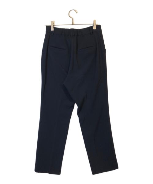 SOEJU（ソージュ）SOEJU (ソージュ) ストレッチファインタックパンツ ネイビー サイズ:Lの古着・服飾アイテム