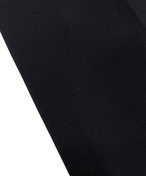 SOEJU（ソージュ）SOEJU (ソージュ) ストレッチファインタックパンツ ネイビー サイズ:Lの古着・服飾アイテム